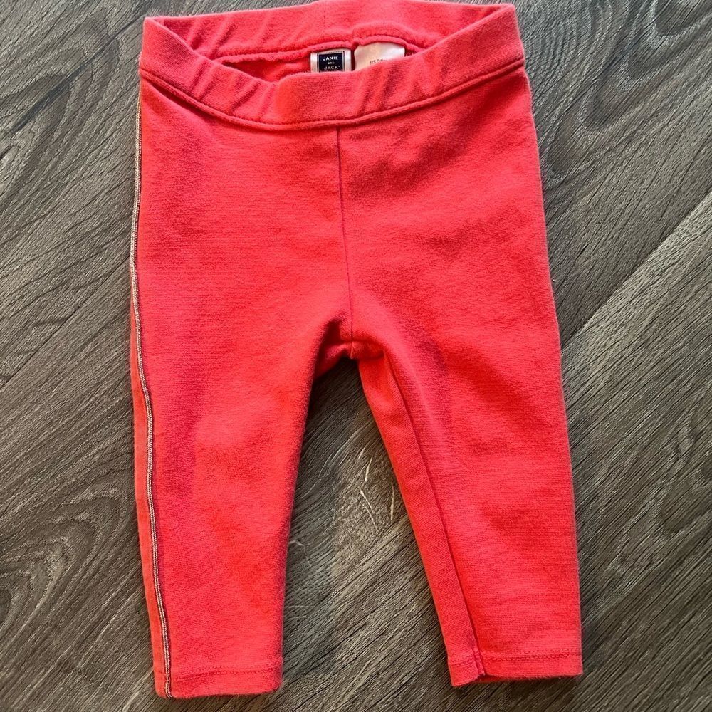 Janie and Jack baby Girl leggings size 3 -6 months